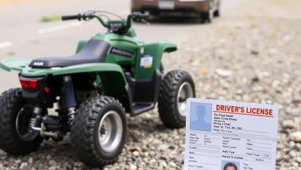 Får man köra fyrhjuling med B körkort