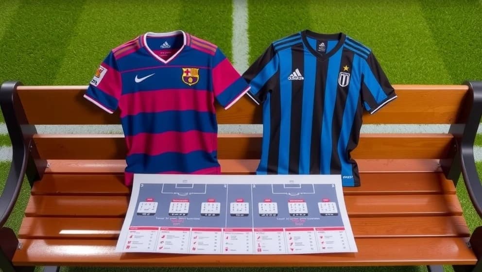 FC Barcelona mot Inter laguppställning och taktik