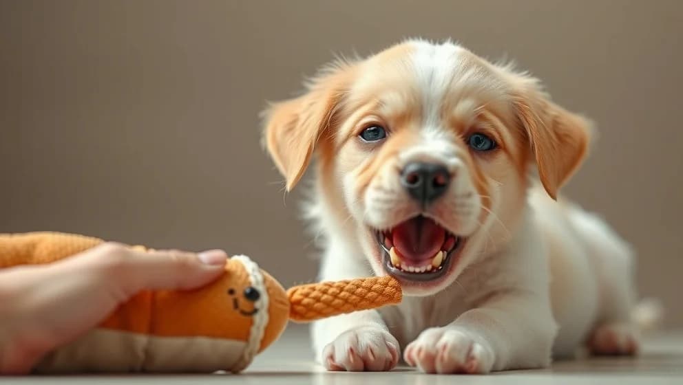 Hur får du valpen att sluta bita i händer