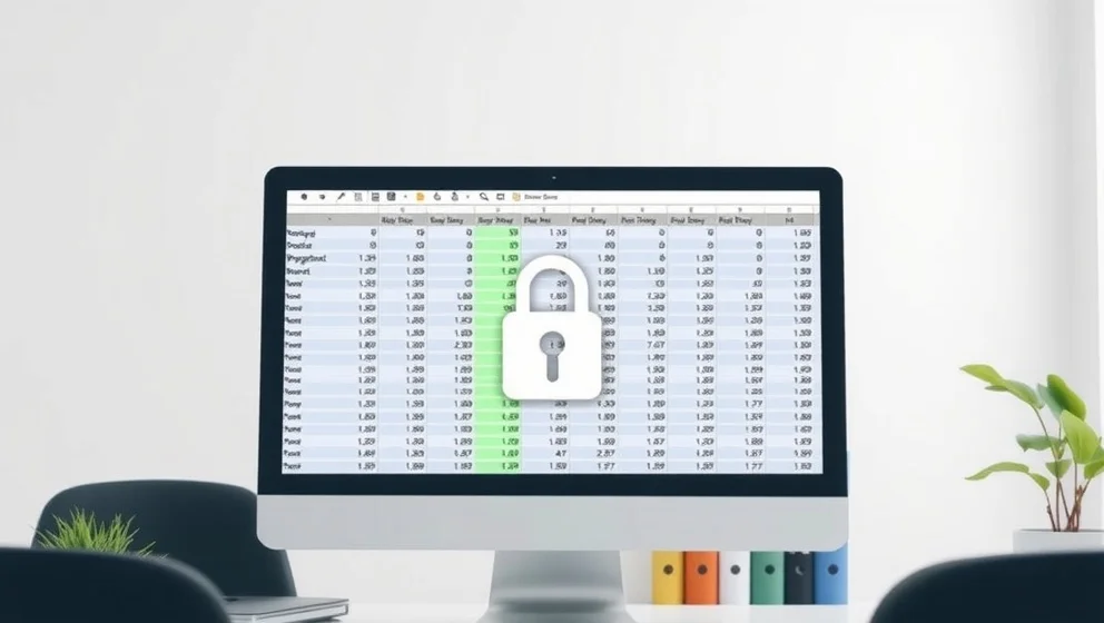 Hur låser du en cell i Excel